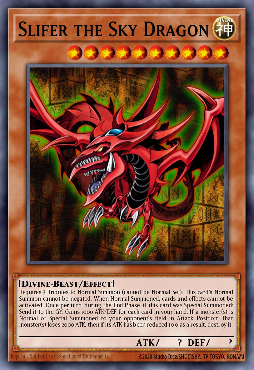 Preporučena karta:  Slifer the Sky Dragon