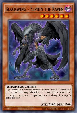 Pojedinačna karta iz seta pod imenom: Blackwing - Elphin the Raven