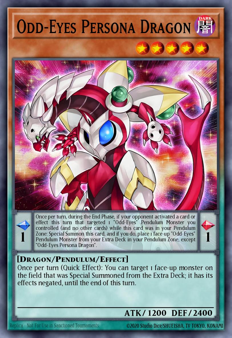 Card image of: Odd-Eyes Persona Dragon