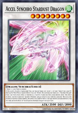 Pojedinačna karta iz seta pod imenom: Accel Synchro Stardust Dragon