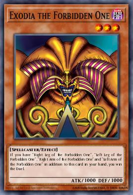 Pojedinačna karta iz seta pod imenom: Exodia the Forbidden One