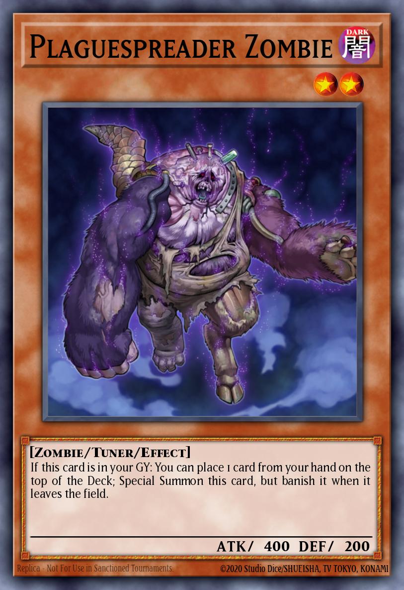 Card image of: Plaguespreader Zombie