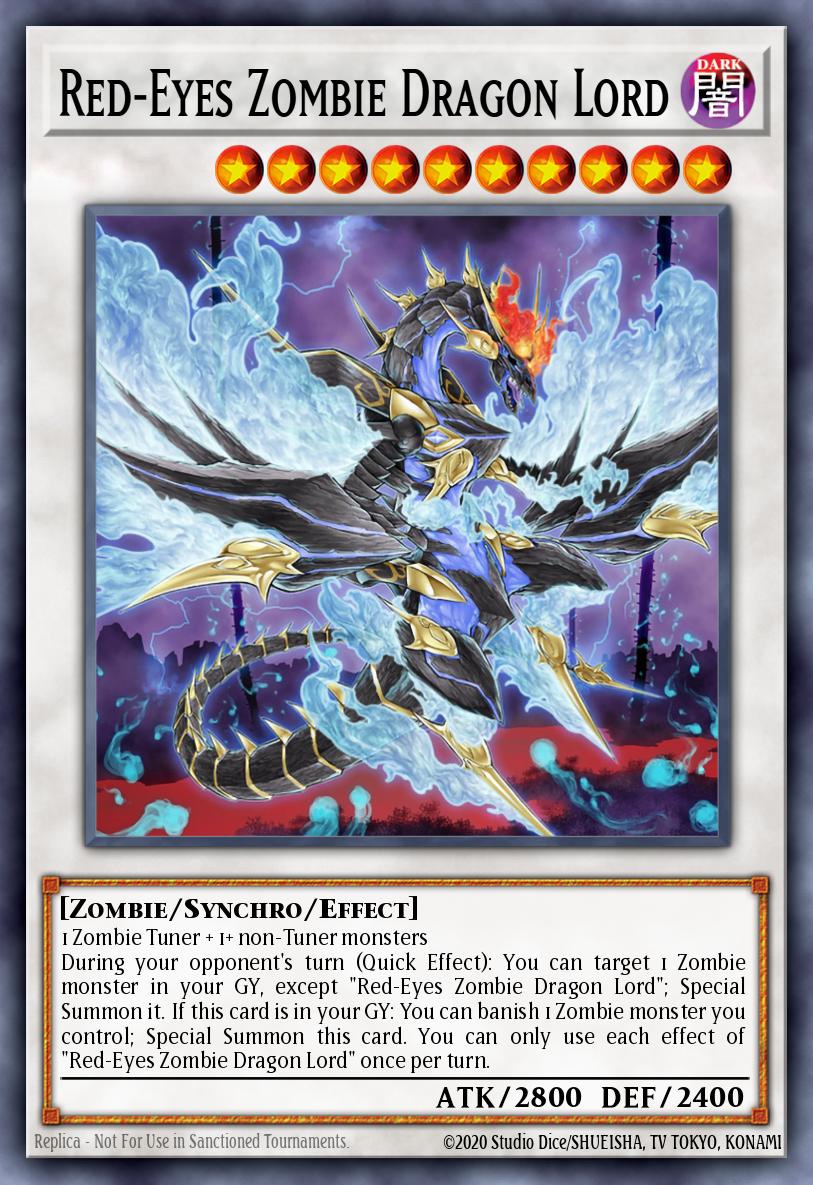 Slika karte: Red-Eyes Zombie Dragon Lord