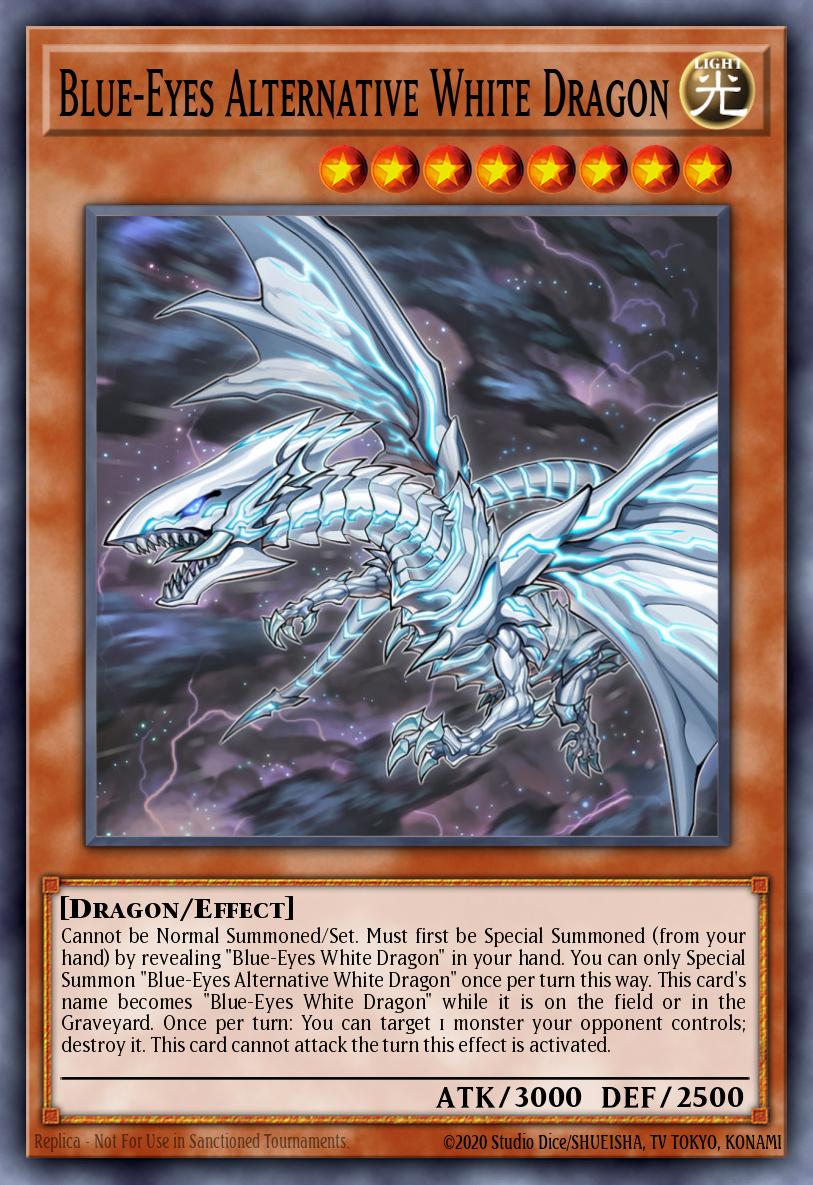 Card image of: Blue-Eyes Alternative White Dragon