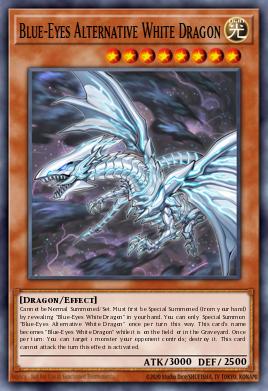 Pojedinačna karta iz seta pod imenom: Blue-Eyes Alternative White Dragon