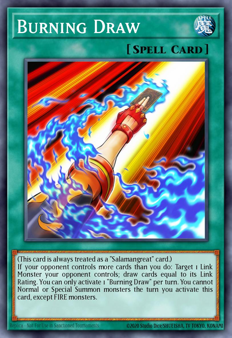 Card image of: Burning Draw