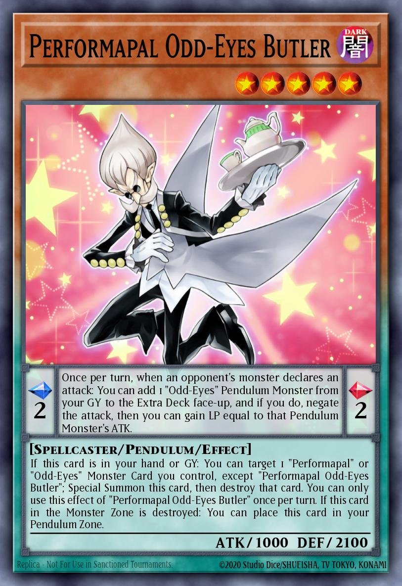 Card image of: Performapal Odd-Eyes Butler