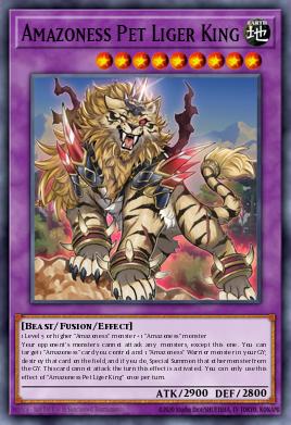 Pojedinačna karta iz seta pod imenom: Amazoness Pet Liger King