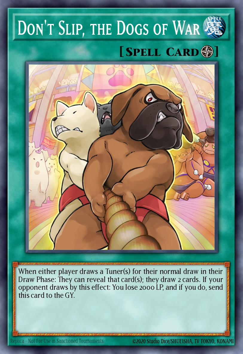 Card image of: Don't Slip, the Dogs of War