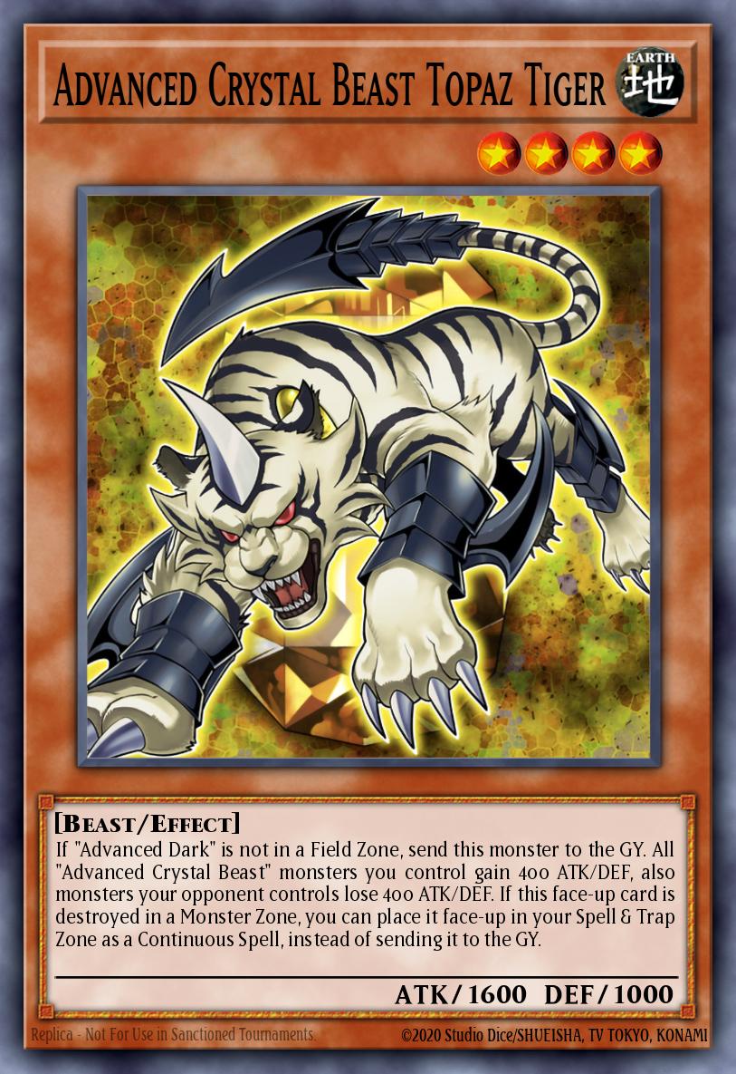 Slika karte: Advanced Crystal Beast Topaz Tiger