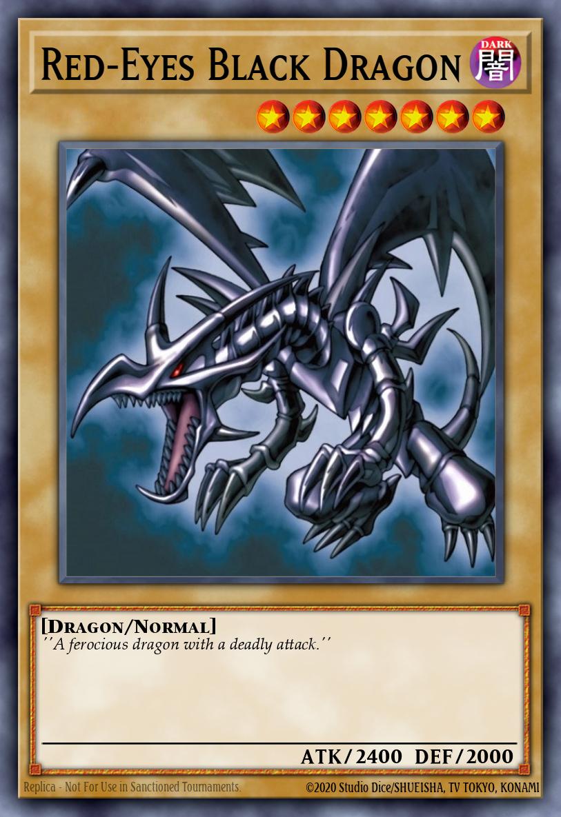 Card image of: Red-Eyes Black Dragon