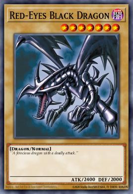 Pojedinačna karta iz seta pod imenom: Red-Eyes Black Dragon