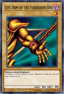 Pojedinačna karta iz seta pod imenom: Left Arm of the Forbidden One