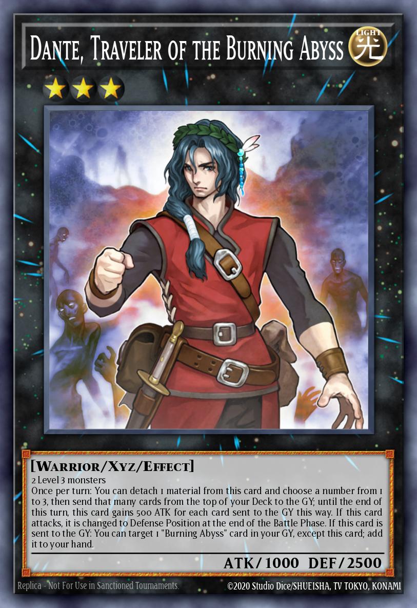 Card image of: Dante, Traveler of the Burning Abyss