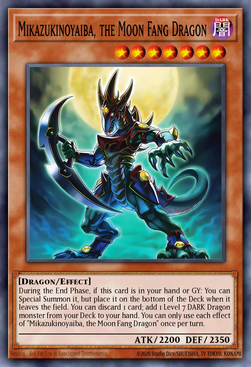 Card image of: Mikazukinoyaiba, the Moon Fang Dragon