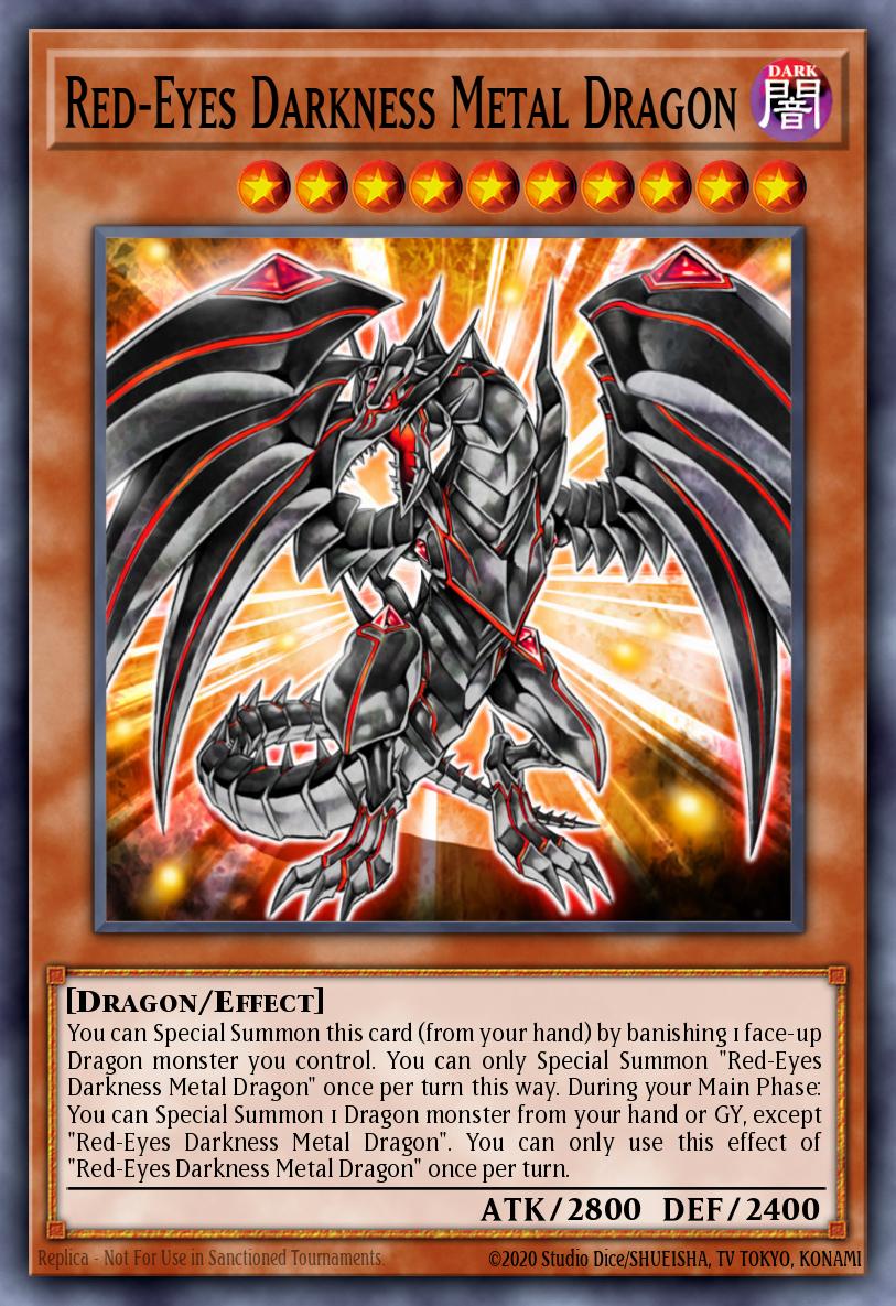 Slika karte: Red-Eyes Darkness Metal Dragon