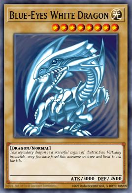 Pojedinačna karta iz seta pod imenom: Blue-Eyes White Dragon