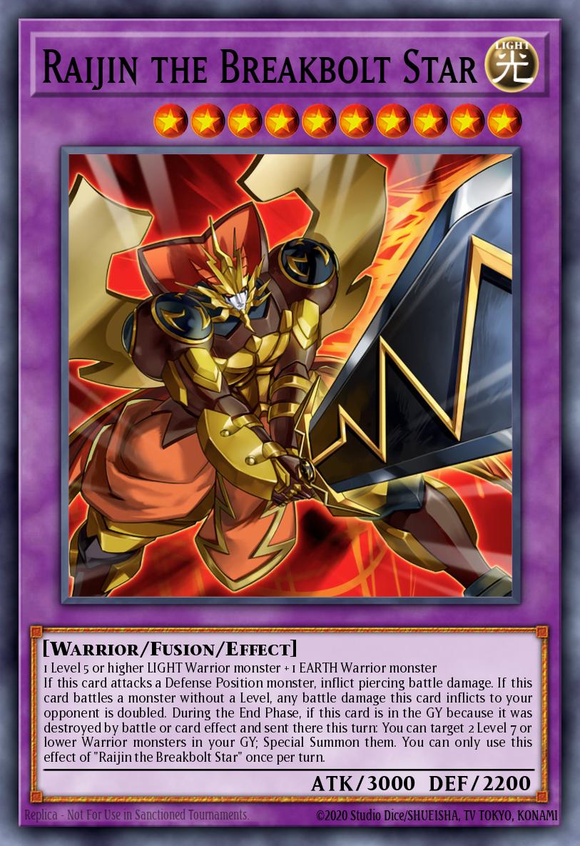 Card image of: Raijin the Breakbolt Star